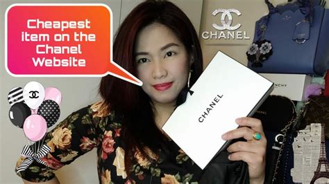 cheapest item on the chanel website|cheapest place to buy Chanel.